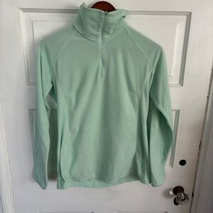 Columbia Mint Green Women's Half-Zip Fleece